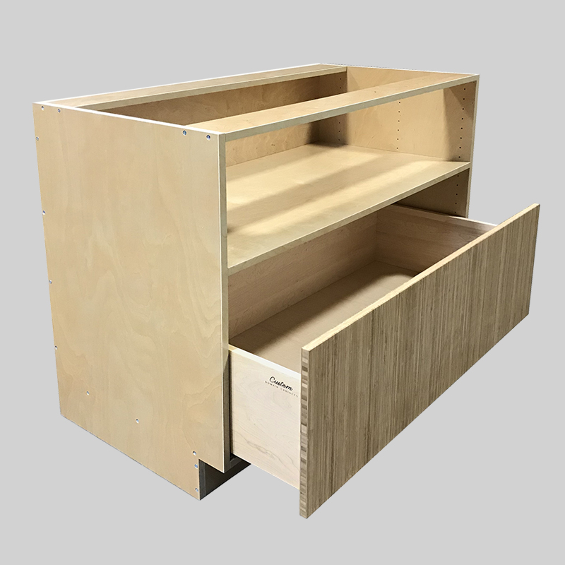 UV maple birch custom cabinet box sample
