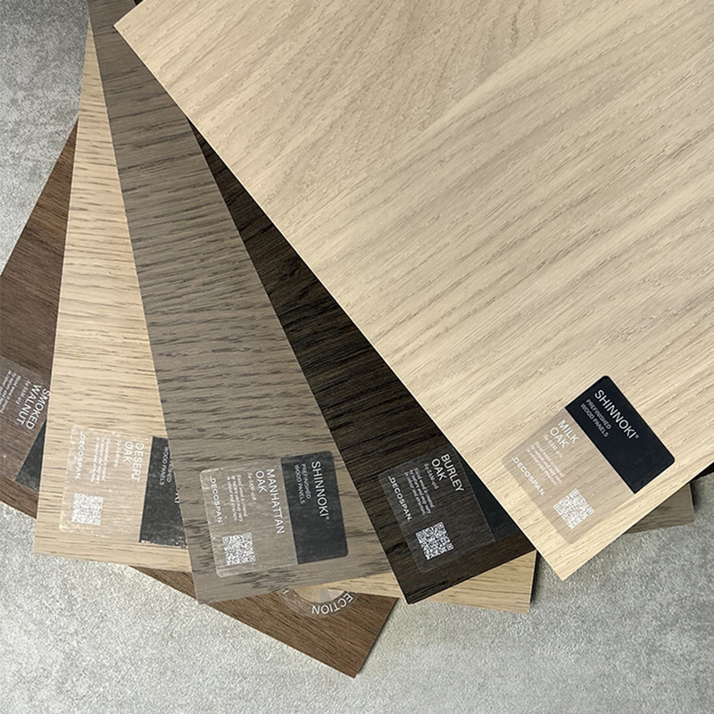 Shinnoki by Decospan custom cabinet door sample